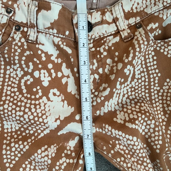 Free people Discharge Bali Flare In Caramel Wash 24 preowned - Picture 5 of 9